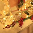 thumbnail image 3 of Christmas Ribbon Fairy Lights, Christmas Tree Light Up Ribbon, Ribbon Lights for Christmas Tree, Indoor Ribbon String Lights for Xmas Tree Decor (Gold-Warm,10M),Red,10M-USB, 3 of 9