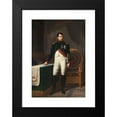 thumbnail image 2 of Robert Jacques François Lefèvre 11x14 Black Modern Framed Museum Art Print Titled - Portrait of Napoleon I (1769-1821), in Colonel Uniform of the Guard Hunters (1809), 2 of 5