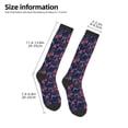 thumbnail image 2 of Sigee Flowers And Humming Bird for Socks for Men Women Socks Stocking Compression Socks, 2 of 6