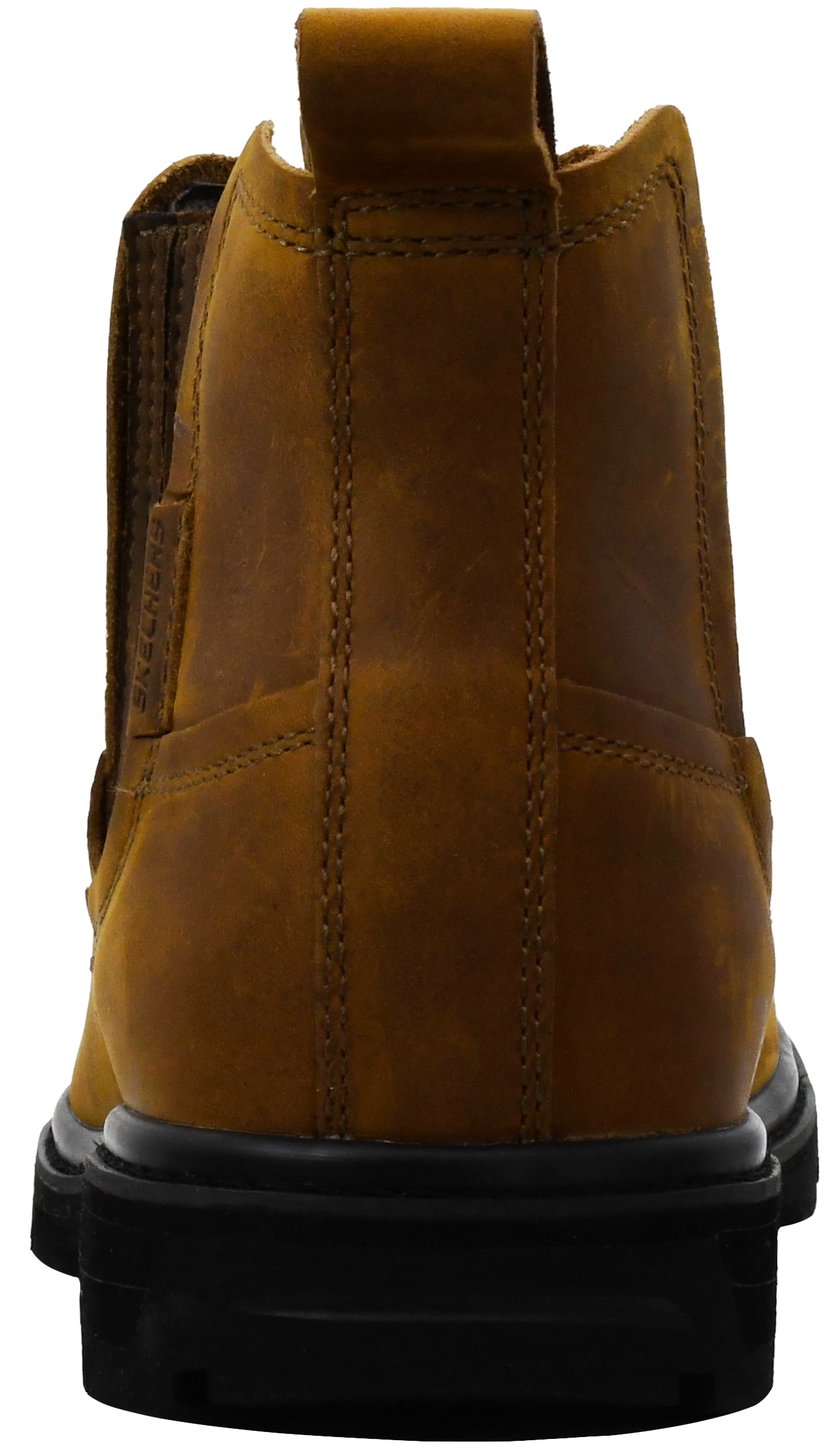 Skechers Blaine Orsen Ankle Boots Brown Dark Chocolate Leather Mens 13 Skechers Men main image 2