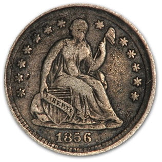 1856 Liberty Seated Half Dime VF