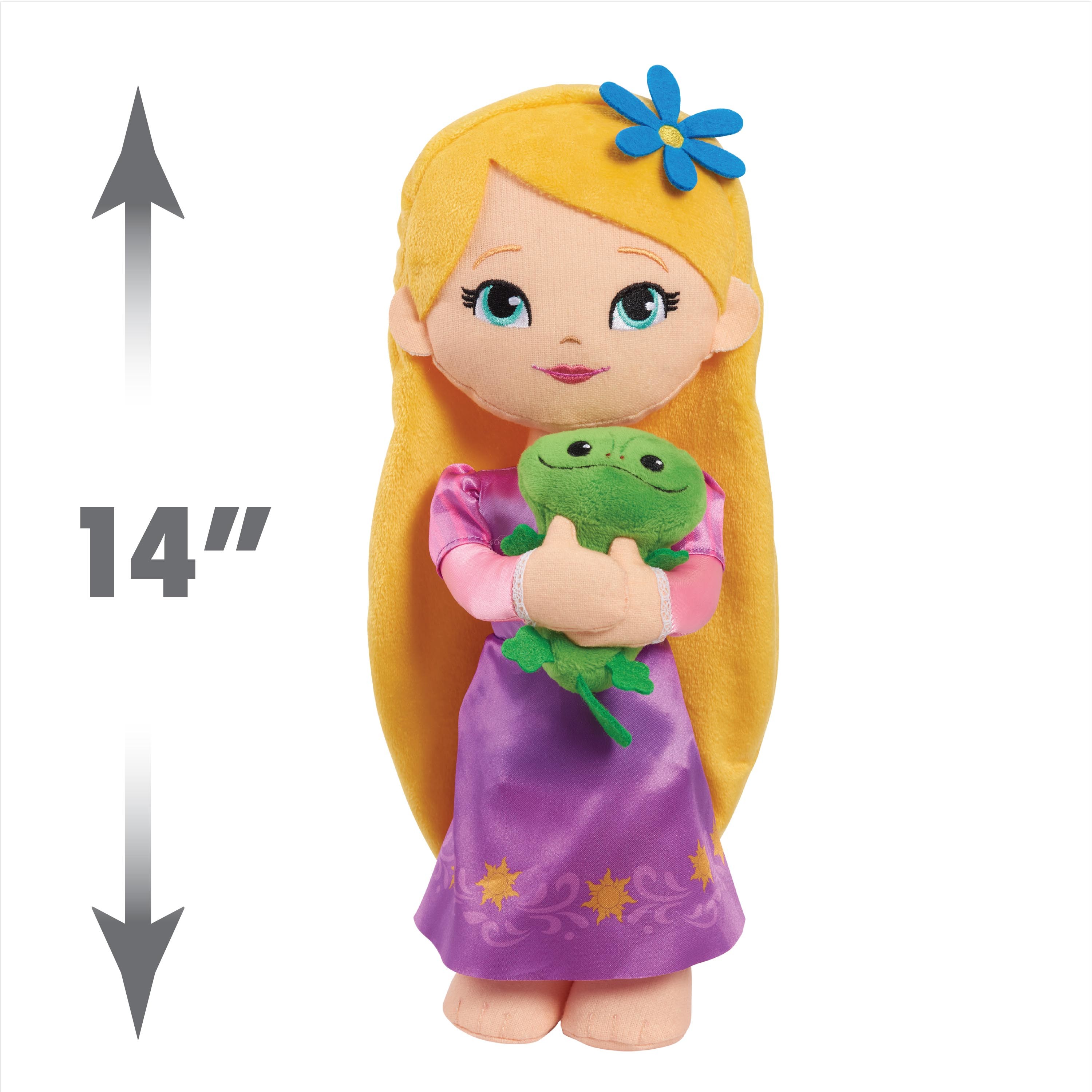 Disney Rapunzel Plush Doll, Tangled, Princess, Official Store, Adorable  Soft Toy Plushies and Gifts, Perfect Present for Kids, Medium 14 Inches,  Age