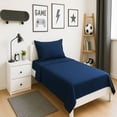thumbnail image 2 of Juego de Sabanas Kyuden Home Microfibra Individual Azul, 2 of 5
