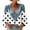 9# White, variant on Boho Blouses for Women Fall Denim Patchwork Peasant Blouse Leopard Print Western Tops Polka Dot Cute Cozy Chambray top Plus Size Trending Fall Clothes