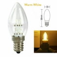 thumbnail image 1 of AMERTEER E12 LED Candelabra Light Bulb 4LEDS Candle Lamp 0.8W Light Warm White, 1 of 5