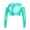 Lake Green, variant on Alvivi Girls Shiny Metallic Dance Crop Top Long Sleeve Tank Top for Jazz Hip Hop Dancing Performance Black 8