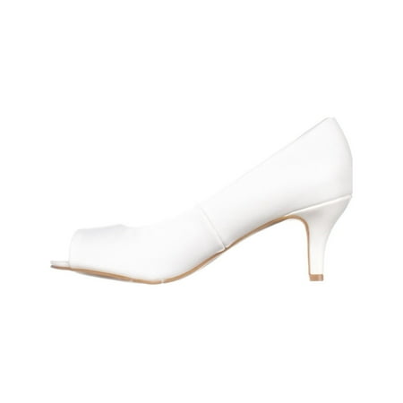 Karen Scott Womens Mory Peep Toe Classic Pumps