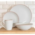 thumbnail image 2 of 10 Strawberry Street Simply Coupe 16-Piece Ceramic Dinnerware Set, Blush Pink, 2 of 8