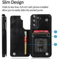 thumbnail image 2 of SOATUTO For Samsung S22 Plus 5G 6.6 inch Phone Case Wallet Case with Card Holder PU Leather Card Slots Case, Double Magnetic Clasp Durable Shockproof Cover For Samsung Galaxy S22 Plus 5G 6.6" - Black, 2 of 9