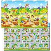 Dwinguler Animal Orchestra Reversible Kids Playmat