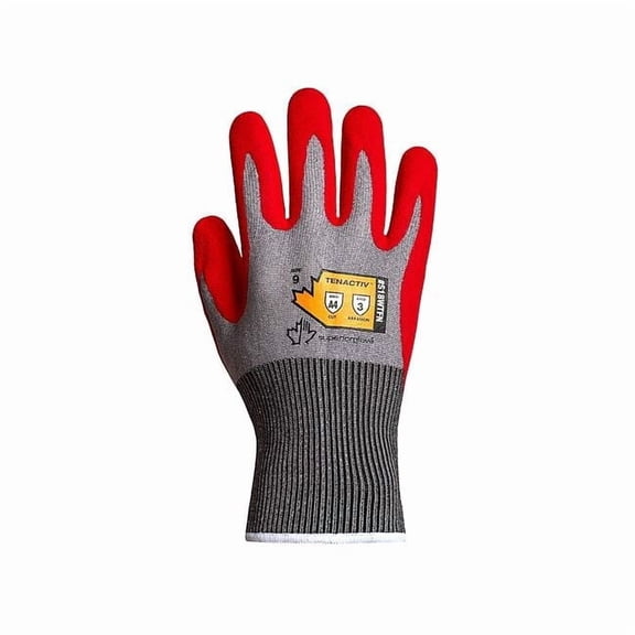 Work Gloves, Cut Level A4 ,Dipped ,Foam Nitrile ,Texture ,XL ( 10 ) 1 PR