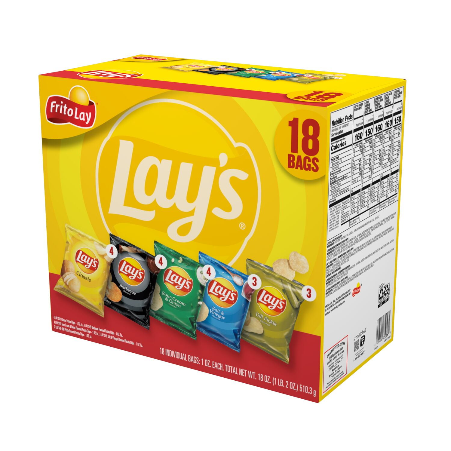 Lay s Snacks Mix Variety Pack 1 oz 18 Count