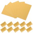 thumbnail image 1 of MOKKHNB Blank Cards 50Set Golden Aluminum Metal for Business and Membership, 1 of 8