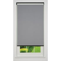 Linen Avenue Cordless Sierra Blackout Roller Shade, Light Grey 32 W x 78 H (Arrives 1/4" Narrower)