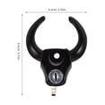 thumbnail image 2 of WRITWAA 1 Set Bicycle Rear Hook Locking Mechanism Luggage Hook Lock Plastic for General Users, 2 of 8
