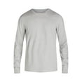 thumbnail image 5 of George Men's and Big Men's Cotton Crewneck Tee with Long Sleeves, 3-Pack, Sizes XS-3XL, 5 of 7