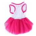 thumbnail image 3 of Shulemin Pet Dog Love Heart Sequins Gauze Tutu Dress Skirt Puppy Cat Rose Red Clothes,S, 3 of 6