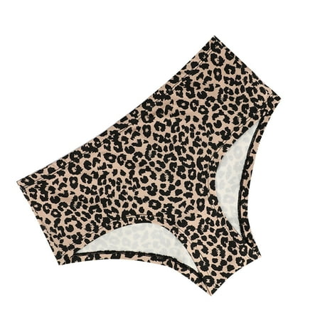 

Yuelianxi Women s Leopard Print High Waist Tight Briefs Fashion Boxer Underwear Seamless Breathable Underwear