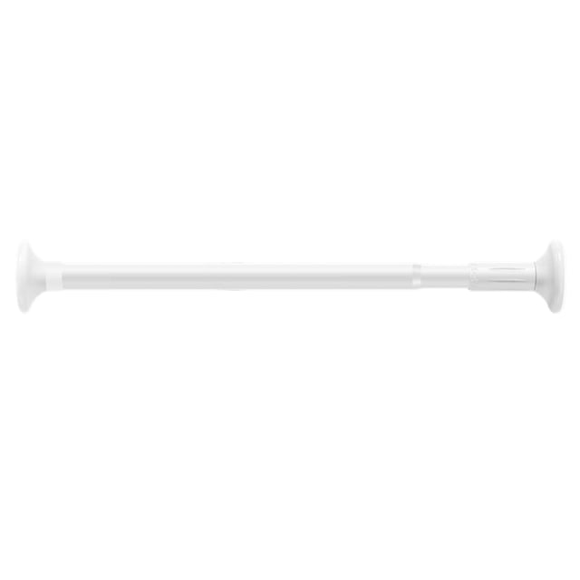 CSChome Clothes Drying Rod Retractable Clothes Drying Rod No Drill Adjustable Bedroom Bathroom Shower Curtain Tension
