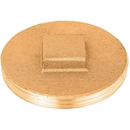 876-30PK Brass Clean Out Replacement Plug  3 in.