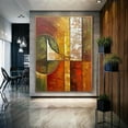 thumbnail image 3 of Large Abstract Painting Handmade Acrylic On Canvas Stunning Home Decor Vibrant Canvas Painting Housewarming Gift Wall Art, 3 of 6