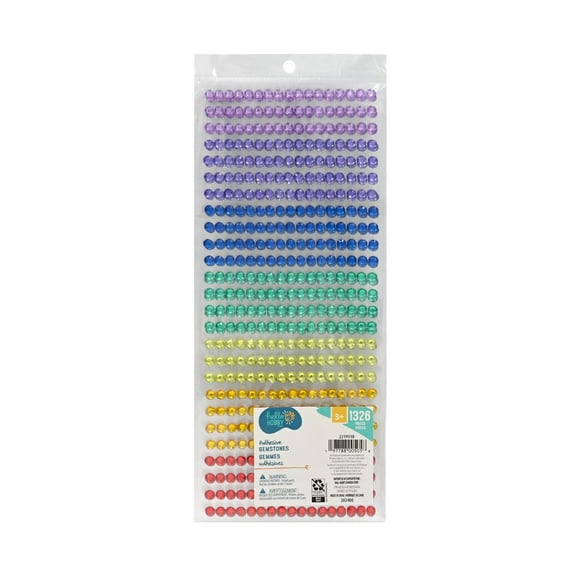Hello Hobby Multicolor Round Gemstones 6mm 1326 Piece, 6mm -1326 Piece