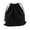Black, variant on yotijay 25x30cm Large Canvas Plain Drawstring Bags Travel Packaging Shoes Toys Organizer Black