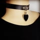 thumbnail image 1 of Collar Gótico Punk Para Mujer, Gargantilla De Corazón De Cuero Pu Ajustable A La Moda, Joyería De Hip Hop Monstrate AP007456-03, 1 of 6
