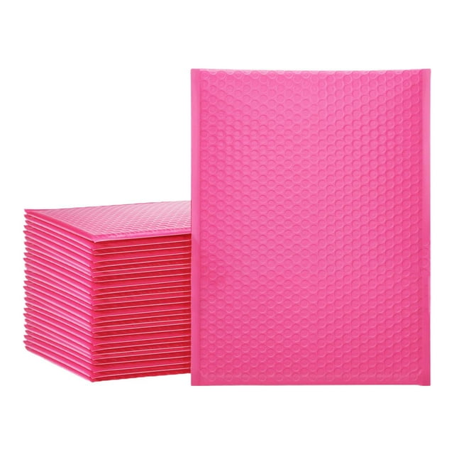 koolsoo Enveloppes à Bulles Légères Résistantes aux Déchirures pour Emballage et Expédition Rose 25 Pcs