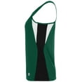thumbnail image 3 of Holloway 221040.148.M Adult Vertical Singlet Top - Forest, Black & White - Medium, 3 of 4