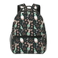 thumbnail image 1 of Balery Christmas cute deer old man Mochila Escolar Impresa, Mochila Ligera para Viajes Casual, Mochila Duradera y Cómoda Multifuncional, Mochila para Laptop-One Size, 1 of 5