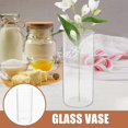 thumbnail image 4 of 6pcs Cylinder Hydroponic Flower Vase Transparent Flower Vase Glass Floating Candle Holders, 4 of 4