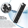 thumbnail image 6 of Automatic Door Self-Closing Hinge, Automatic Door Closer,Top Latch Soft Close,Easy to Install,Stainless Steel with Force Arm,Screws and Wrench( 1 Pack ), 6 of 8