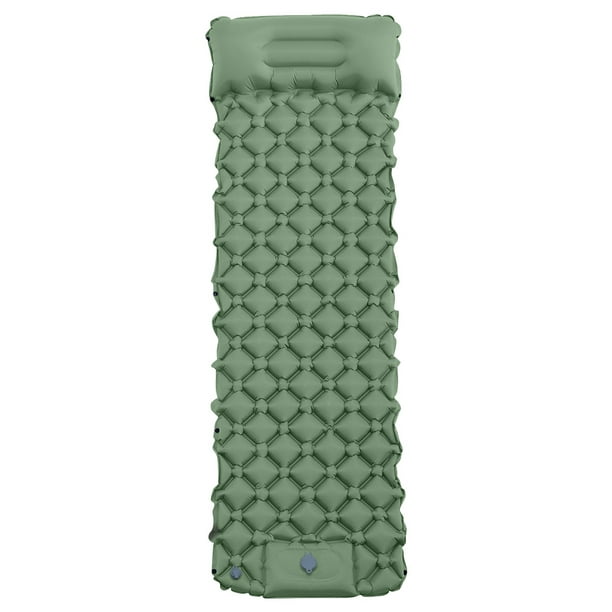Colchoneta Inflable para Dormir Camping (Army) Verde