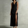 thumbnail image 6 of Iyufng Maxi Dresses for Women Summer Loose Fitting Cowl Neck, 6 of 7