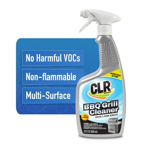 CLR Brands® BBQ & Grill Cleaner Spray, Heavy Duty Degreaser, 26oz