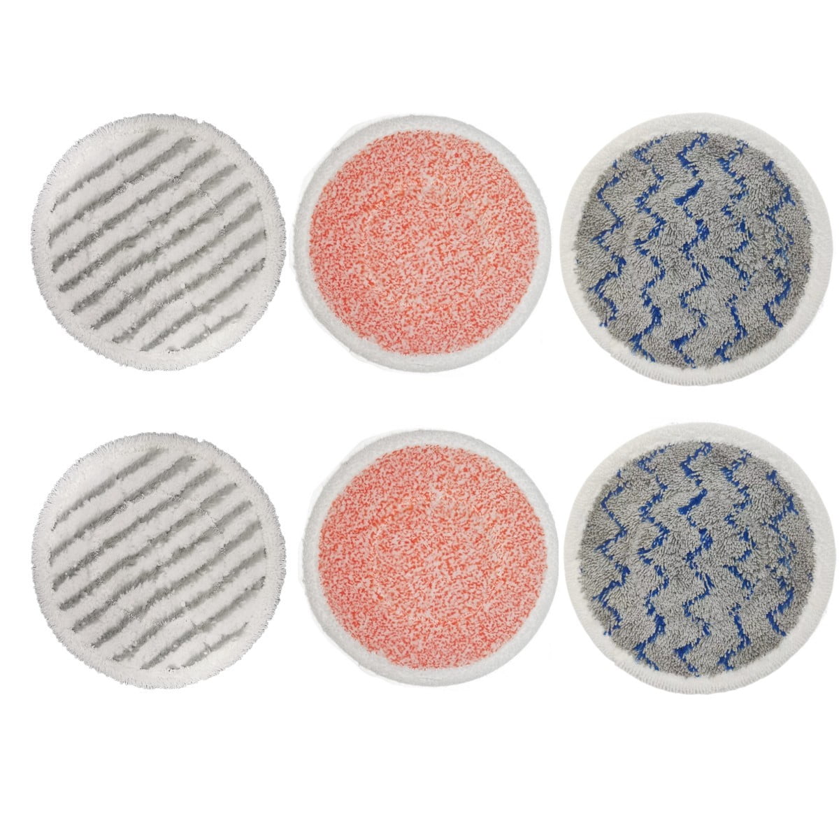 6 Packs Replacement Steam Mop Pads for Shark S7020 S7000 Steam & Scrub