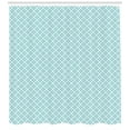 thumbnail image 3 of Ambesonne Aqua Shower Curtain, Swirled Waves Ocean Theme, 69"Wx84"L, Pale Blue White, 3 of 3