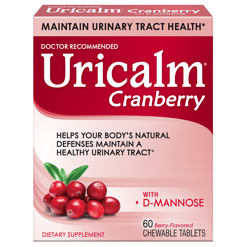 Uricalm Cranberry Berry Flavored Daily Dietary Supplement Chewable