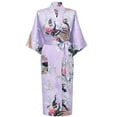 thumbnail image 2 of Ruimatai Women Lingerie Underwear Summer Women Bathrobes Peacock Kimono Long Dressing Gown Japanese Robe Dress, 2 of 4