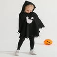thumbnail image 6 of Usaibhir Kids Glow-in-the-Dark Ghost Costume Boys Girls Boo Hooded Cloak with Scary Face, Halloween Cape for Trick-or-Treating, 6 of 11