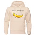 thumbnail image 1 of Sudadera holgada con estampado de Dolce y plátano para hombre, suéter informal con capucha y bolsillo, ropa deportiva cálida, otoño xuanjing unisex, 1 of 2