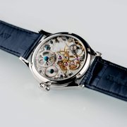 Bauer Mechanical Skeleton Clear Blue
