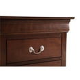 thumbnail image 7 of Glory Furniture Louis Phillipe 2 Drawer Nightstand in Cappuccino, 7 of 7