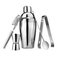 thumbnail image 1 of Juego de coctelera de acero inoxidable de 750 ml, cuchara agitadora, pinza y filtro, 1 of 10