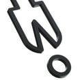 thumbnail image 2 of 1 Pair Toilet Identification Sign Washroom Sign Plate Lavatory Sign Guiding Sign, 2 of 4