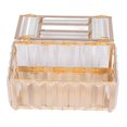 thumbnail image 4 of Boîte à Mouchoirs, Porte-Boîte en Tissu en Acier Inoxydable Mode Simple Fabrication Fine pour Table de Bureau pour Table pour Or, 4 of 8