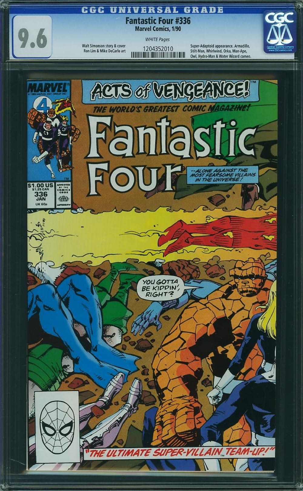 Cover of Fantastic Four #336