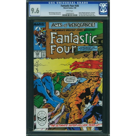 Fantastic Four #336 - CGC 9.6 Comic Book
