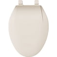 thumbnail image 7 of Proflo Pftse2000 Elongated Closed-Front Toilet Seat And Lid - White, 7 of 7